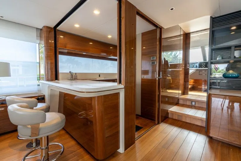 Kaos Yacht Photos Pics Princess 85 Kaos - Galley