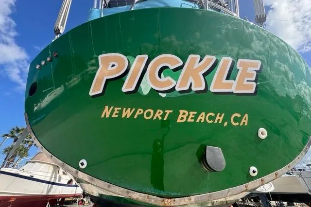 Pickle Yacht Photos Pics Green Hylas 44 sailboat named "Pickle" from Newport Beach, CA, built in 1989.