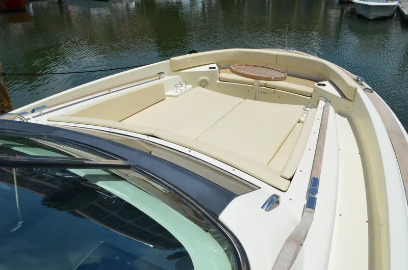  Yacht Photos Pics 2016 Chris-Craft Launch 36 boat with spacious deck and seating area.