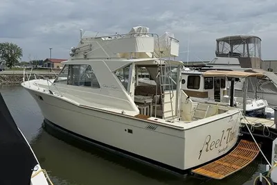 Chris-Craft commander sport cruiser fly bridge