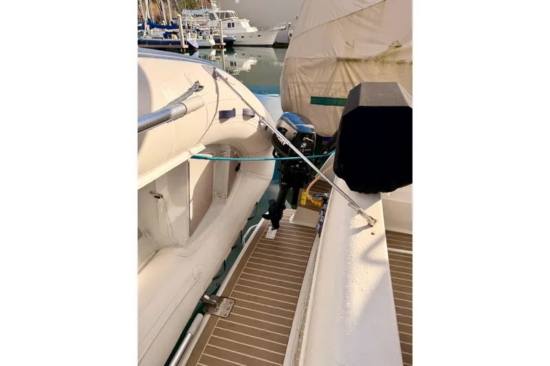  Yacht Photos Pics 2003 Meridian 341 Sedan boat with motor, docked in marina.