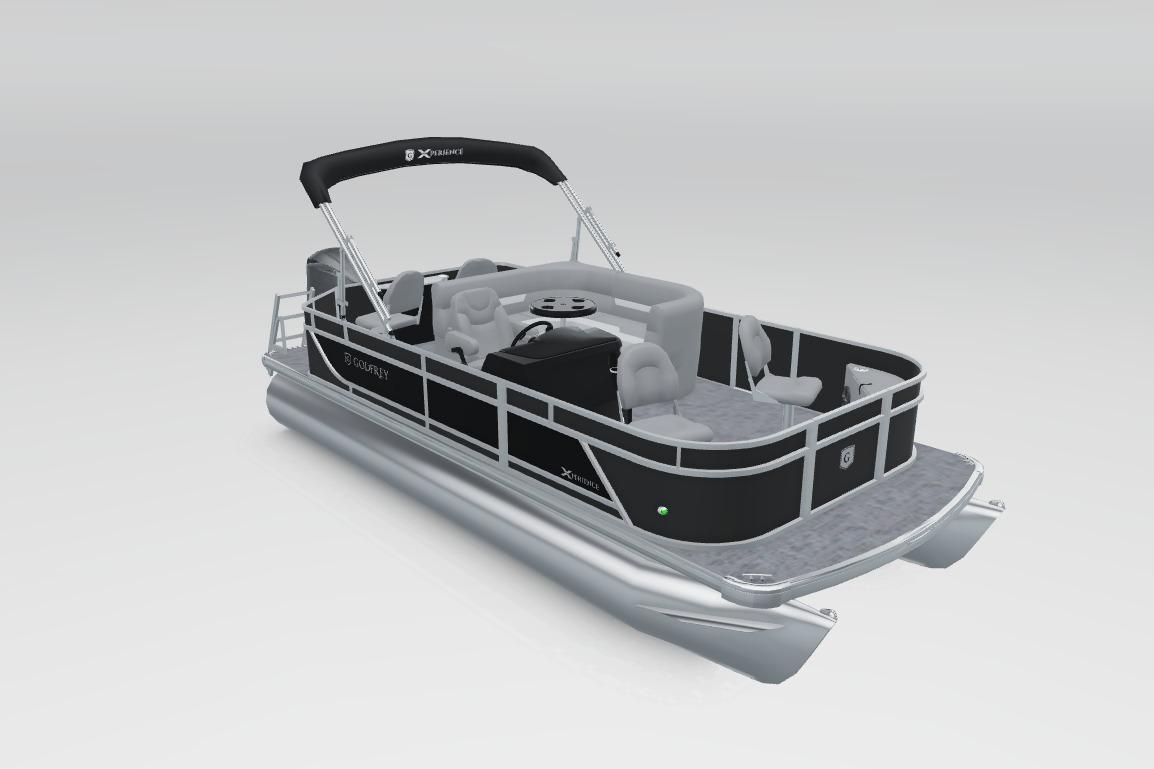 Godfrey Sweetwater Xperience 22' Split Bench Tritoon - 2286 SBX