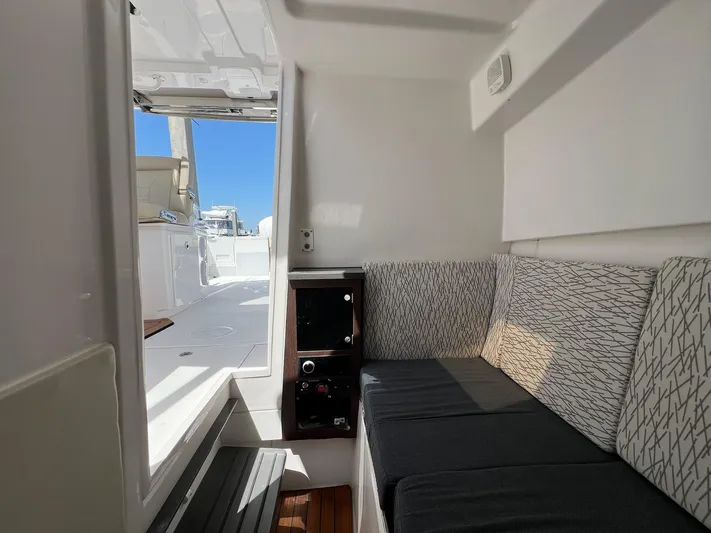  Yacht Photos Pics 2019 Everglades 340 Dual Console- Cabin