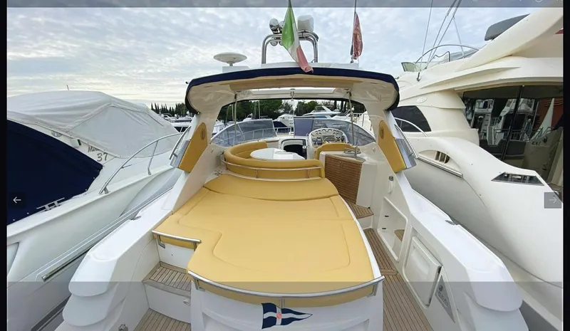  Yacht Photos Pics 2008 Sessa Marine C42 HT yacht with spacious deck and seating area.