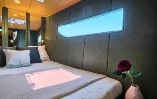 Orange Yacht Photos Pics Roomy Cabins