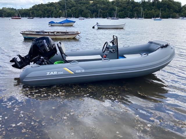 ZAR mini LUX Tender 13 Inflatable Boat - Aluminium RIB Dinghy