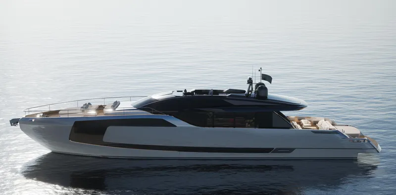 Filippetti S90 Yacht Photos Pics Luxury Filippetti S90 yacht cruising on calm waters, 2027 model.