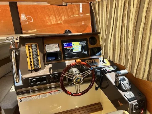  Yacht Photos Pics 2024 Ranger Luxury Edition boat dashboard with advanced navigation and control systems.