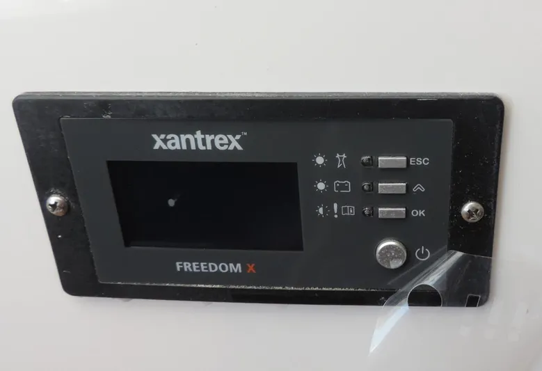  Yacht Photos Pics Xantrex Freedom X control panel on 2024 NorthCoast 285HT boat.