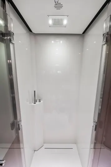 Knot Normal Yacht Photos Pics Modern shower area in 2020 Riva 66' Ribelle yacht.