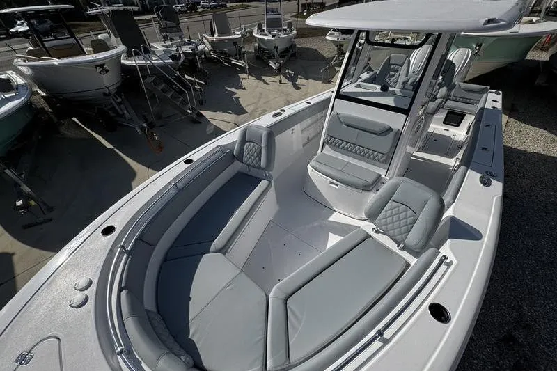  Yacht Photos Pics 2026 Sportsman Heritage 261 Center Console boat with spacious seating and modern design.