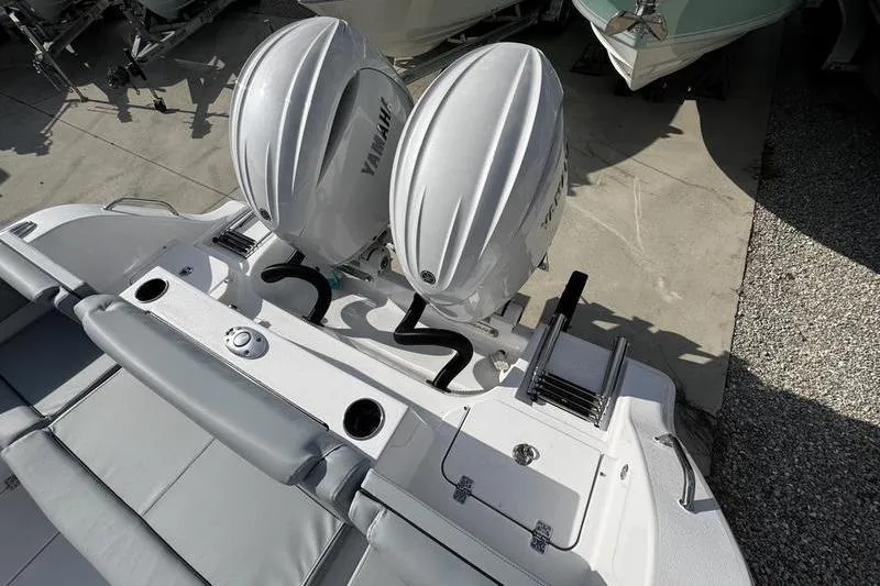  Yacht Photos Pics 2026 Sportsman Heritage 261 Center Console with dual Yamaha outboard engines.