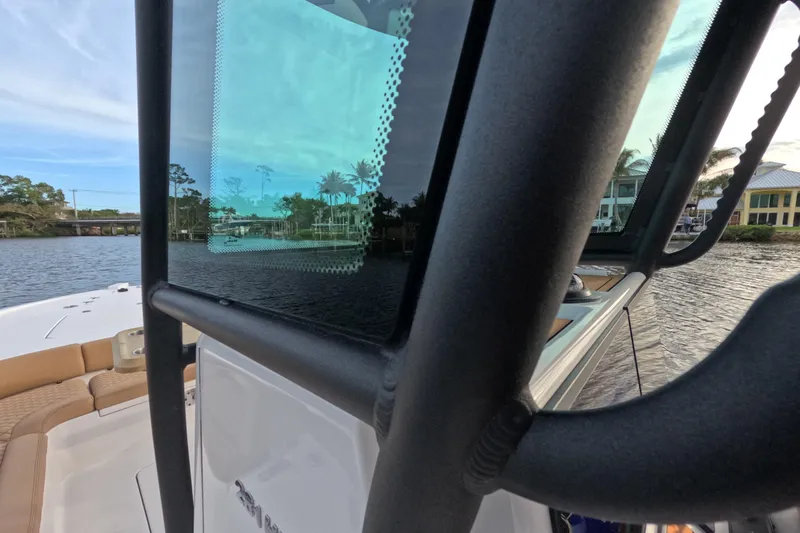  Yacht Photos Pics 2024 Caymas 281 HB boat on water, featuring sleek design and modern amenities.