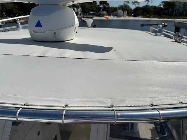  Yacht Photos Pics 2021 AmeraCat 27 Gen II DC boat with radar, docked in a marina.