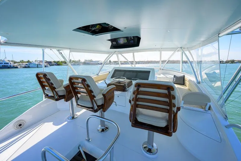 Knot Again Yacht Photos Pics Viking 72 Knot Again - Flybridge