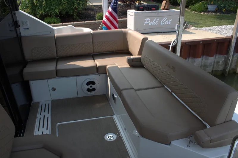 Merrily Ann Yacht Photos Pics Cockpit Seating and Engine Room Access