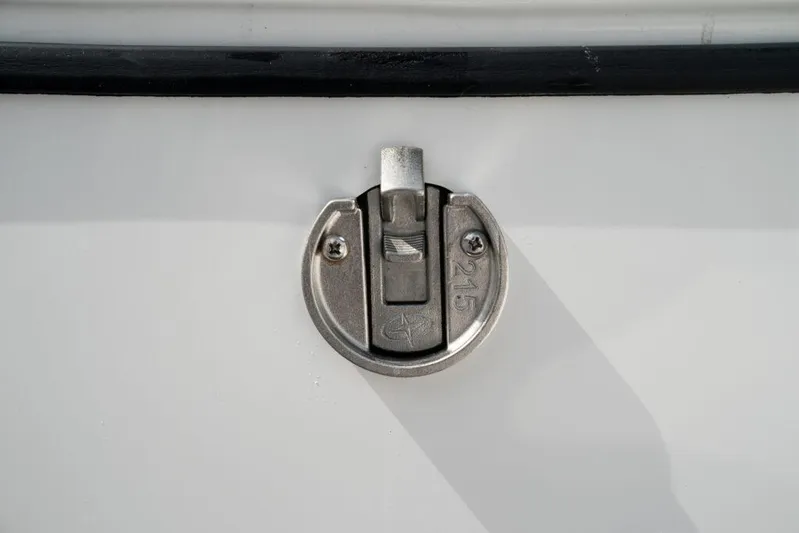  Yacht Photos Pics Stainless steel latch on 2026 Front Runner 37 Catamaran.