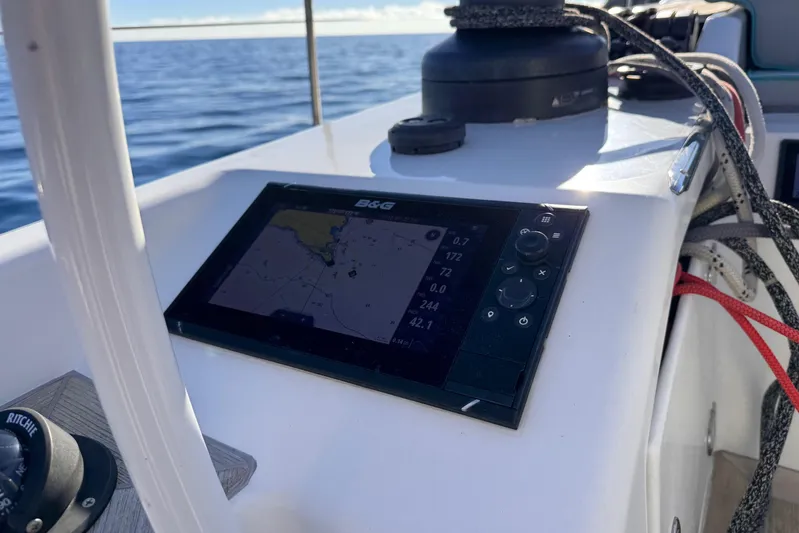  Yacht Photos Pics Italia Yachts 15.98 (2021) navigation system with B&G display on deck.