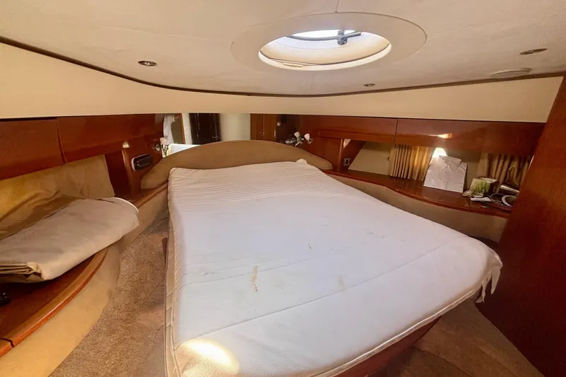  Yacht Photos Pics Luxurious cabin interior of 2004 Viking Princess 61 Fly Bridge yacht.