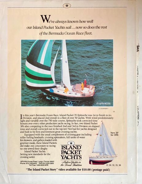 1989 Island Packet 35 Cutter