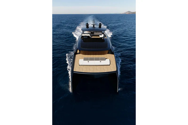  Yacht Photos Pics 2026 Sunreef 88 ULTIMA luxury yacht cruising on open sea.