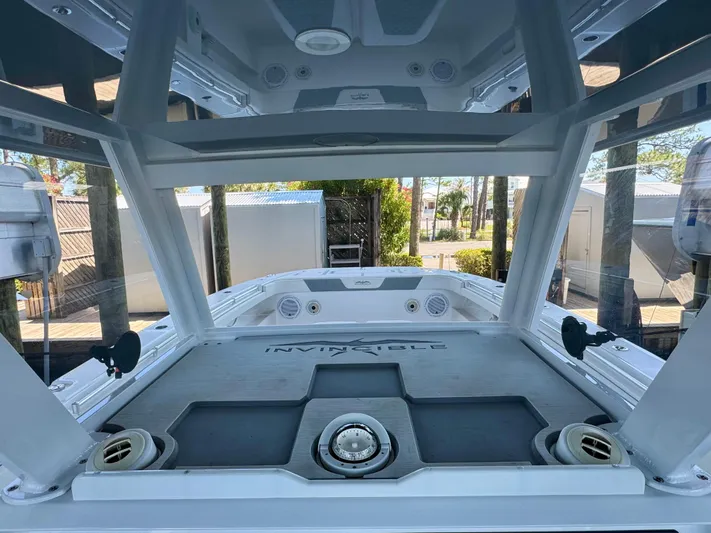  Yacht Photos Pics 2022 Invincible 46 Catamaran interior with modern design and spacious layout.