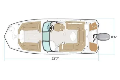 NauticStar 223 DC Deck