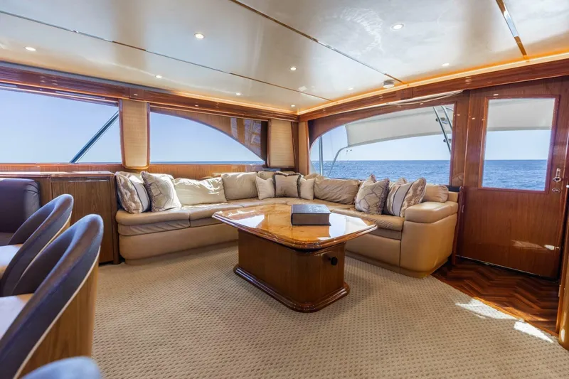 Reel Fire Yacht Photos Pics 2013 Viking 76 Convertible- REEL FIRE- Salon