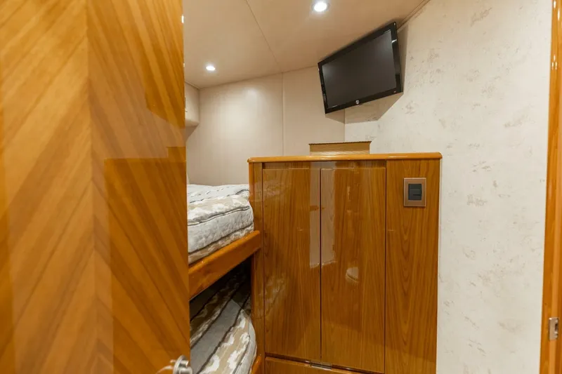 Reel Fire Yacht Photos Pics 2013 Viking 76 Convertible- REEL FIRE-Port Forward Stateroom