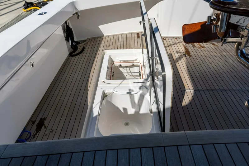 Reel Fire Yacht Photos Pics 2013 Viking 76 Convertible- REEL FIRE- Cockpit Storage