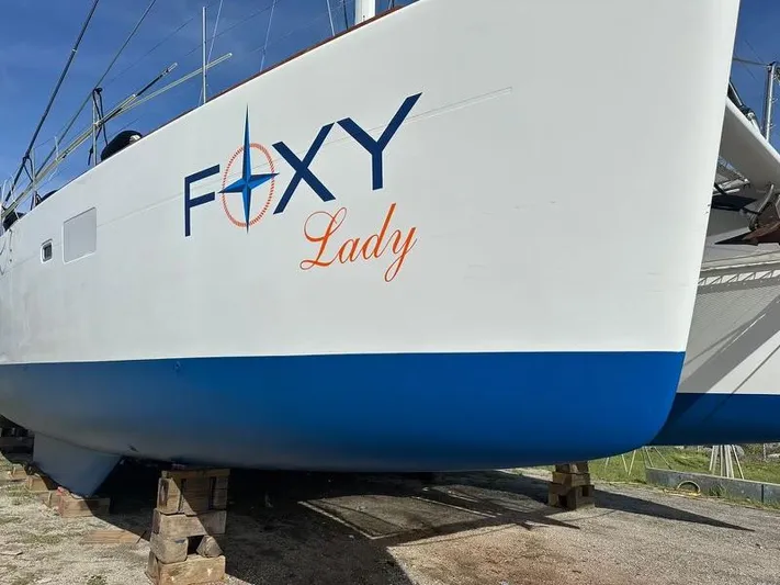 Foxy Lady Yacht Photos Pics Bottom Paint in October 2023