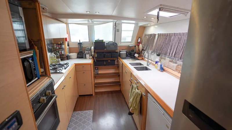 Foxy Lady Yacht Photos Pics Down Galley