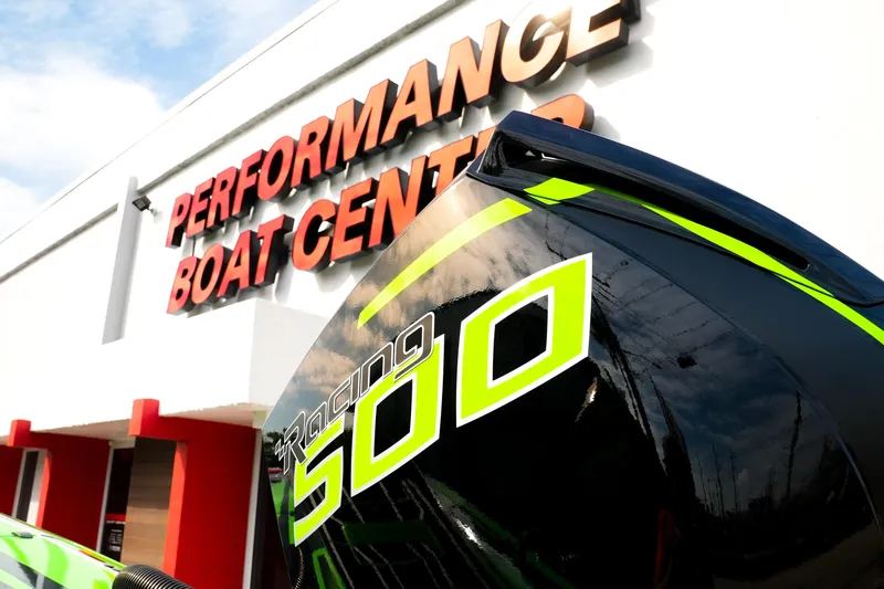  Yacht Photos Pics 2025 Performance Powerboats P360 at Performance Boat Center, featuring Racing 500 engine.
