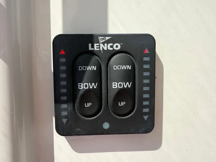 Tiger Yacht Photos Pics Lenco trim tab control panel on 2017 Regulator 34SS boat.
