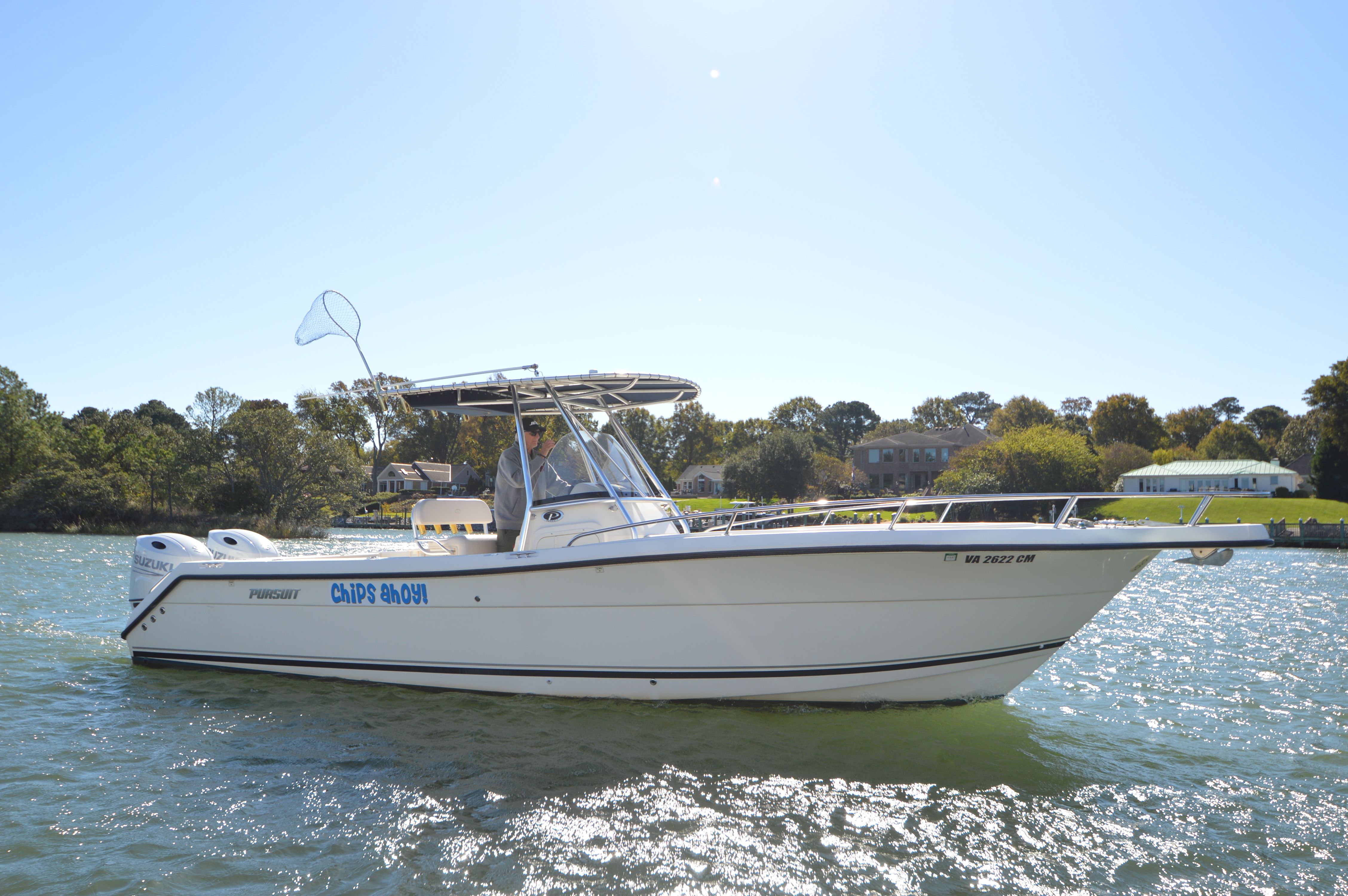 2005 Pursuit 2670 CC with 2025 Suzuki 200's