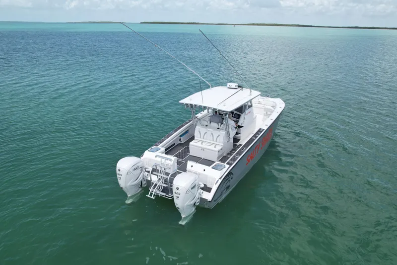  Yacht Photos Pics 2023 Prowler Renaissance Prowler 36 boat on calm turquoise waters.