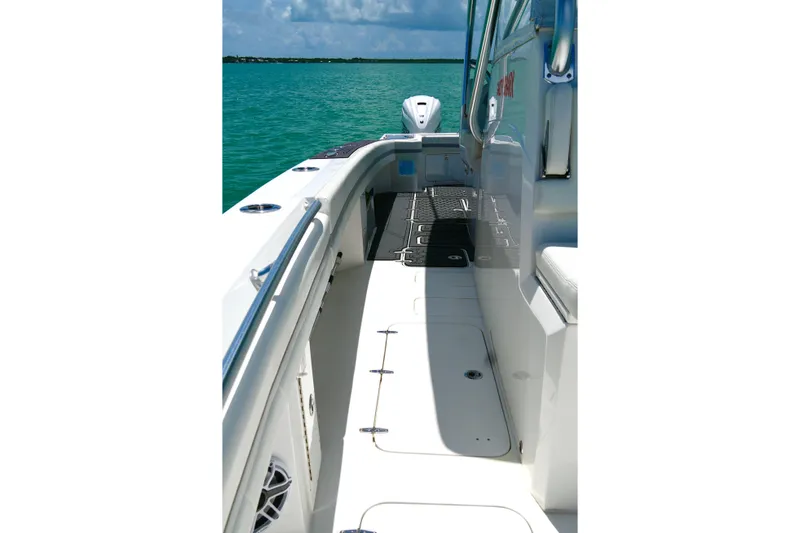  Yacht Photos Pics 2023 Prowler Renaissance Prowler 36 boat deck with ocean view.