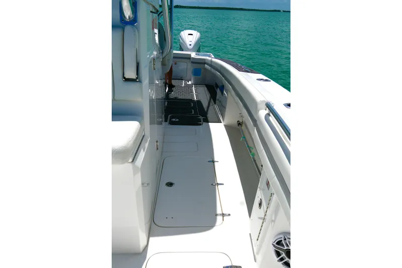  Yacht Photos Pics 2023 Prowler Renaissance Prowler 36 boat deck with ocean view.