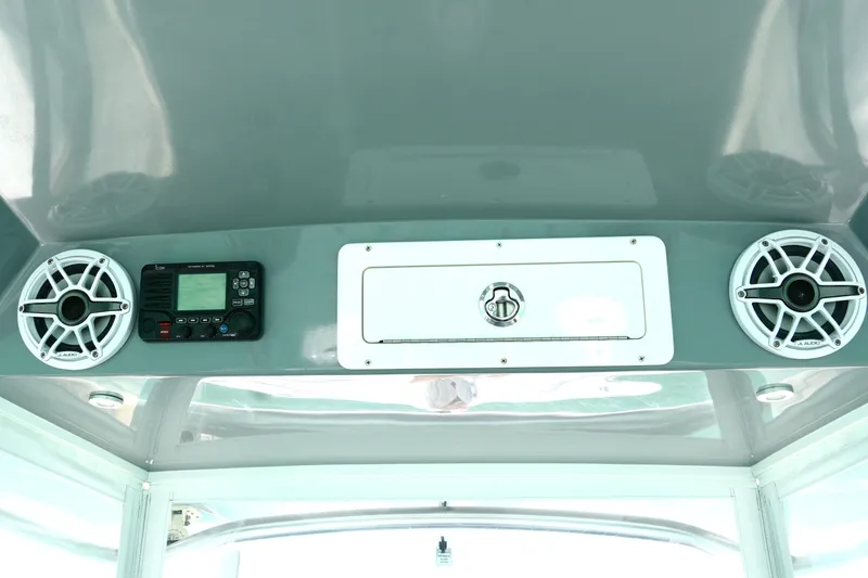  Yacht Photos Pics 2023 Prowler Renaissance Prowler 36 interior with speakers and control panel.