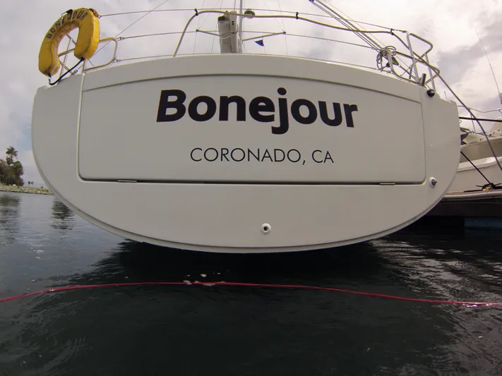 Bonejour Yacht Photos Pics Hanse 385 sailboat named Bonejour, docked in Coronado, CA, 2012 model.