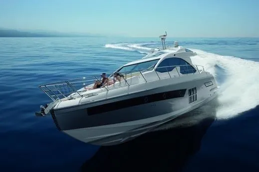 Treasure X Yacht Photos Pics Luxury yacht Azimut 55S 2015 cruising on calm sea.
