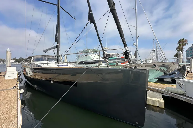 Imagine Yacht Photos Pics Luxury 2017 Jeanneau 64 yacht docked at marina under clear sky.