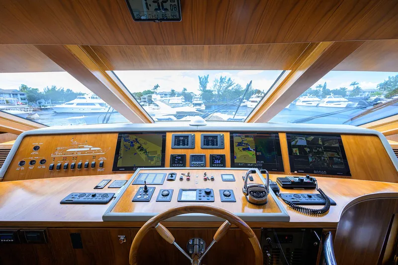 Second Amendment Yacht Photos Pics Hargrave 100 Second Amendment- Pilothouse