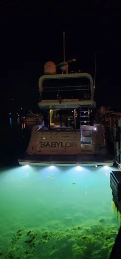 Babylon Yacht Photos Pics Underwater lights
