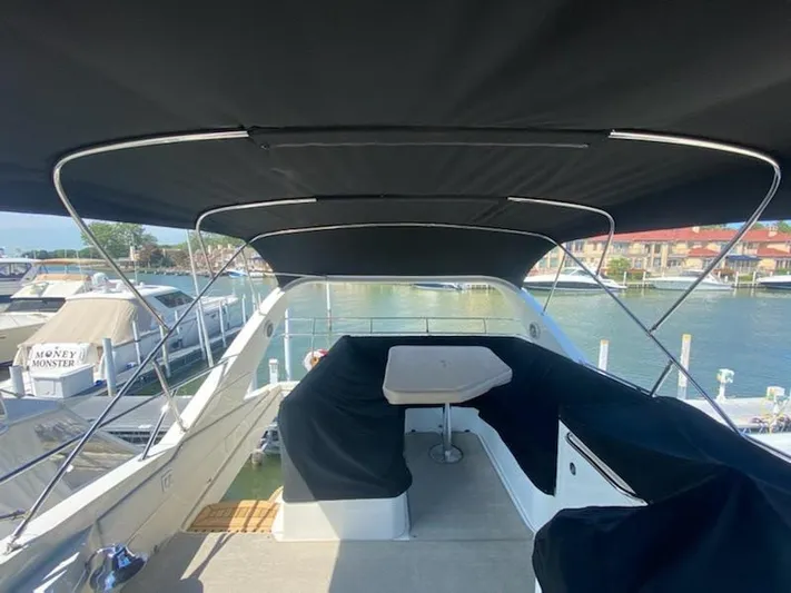 Babylon Yacht Photos Pics Bridge shot with covers