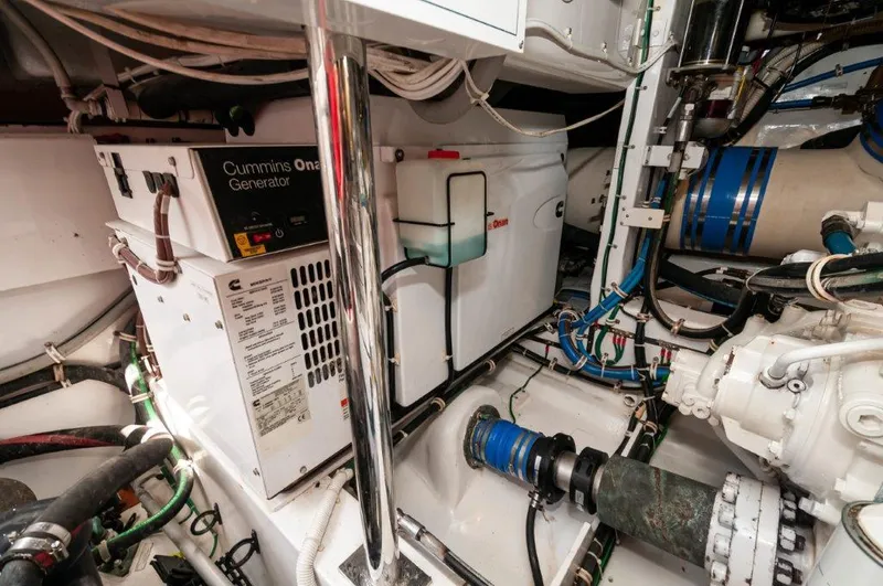 Knot On Call Yacht Photos Pics 2016 Hatteras GT60  KNOT ON CALL  Port Generator