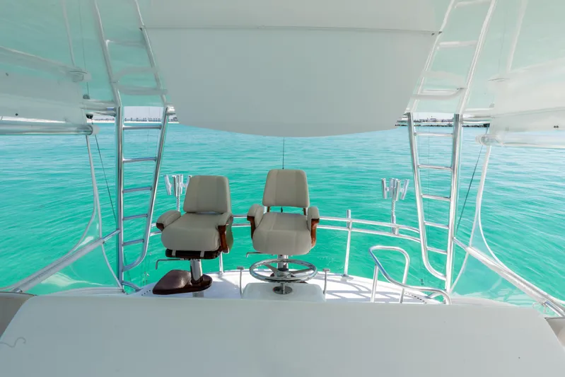 Knot On Call Yacht Photos Pics 2016 Hatteras GT60  KNOT ON CALL  Helm 3