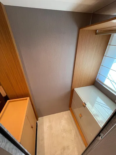  Yacht Photos Pics Interior of 2025 Cranchi 62 Sessantadue yacht with modern wood cabinetry and sleek design.