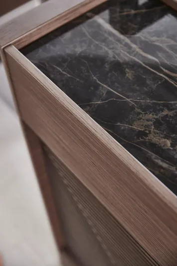  Yacht Photos Pics Prestige M48 2025 model with elegant wood and marble finish.