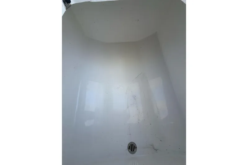  Yacht Photos Pics Interior view of a Custom Infusion 34 CC boat, 2021 model, showing a clean white surface.